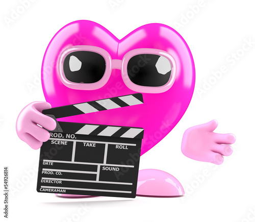 Illustration: 3d Heart works in the movies 3d Heart works in the movies