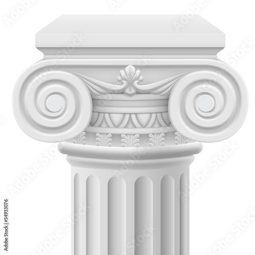 Vector: Ionic column Ionic column