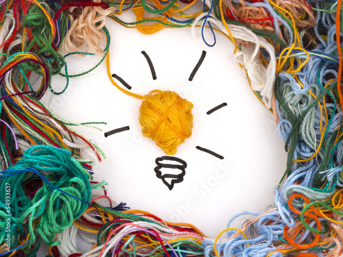 Photo: Idea concept, finding a solution Idea concept, finding a solution