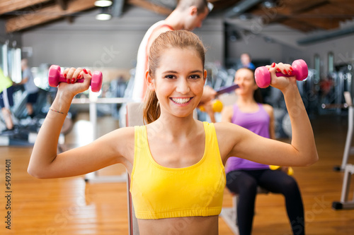 Photo: Woman doing fitness Woman doing fitness