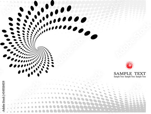 Vector: Background Composition, Web Template (Halftone) Background Composition, Web Template (Halftone)