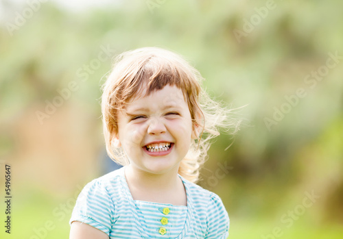 Photo: happy laughing girl happy laughing girl