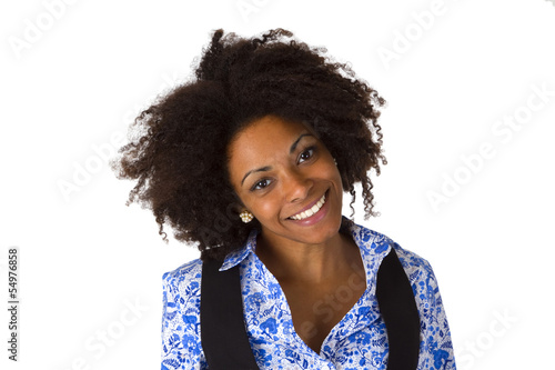 Photo: Lachende Afroamerikanerin Lachende Afroamerikanerin