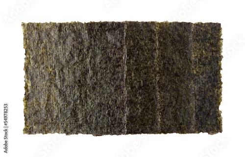 Photo: Several pieces of dried seaweed isolated Several pieces of dried seaweed isolated