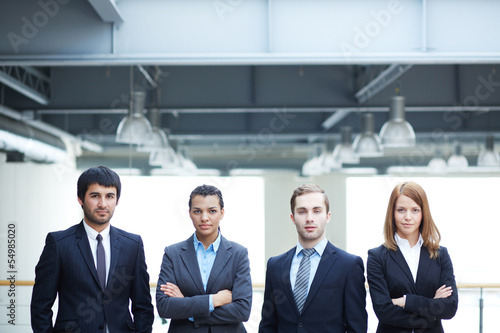 Photo: Multi-ethnic business team Multi-ethnic business team