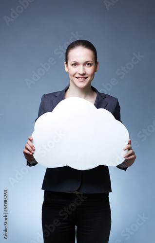 Photo: Woman with idea Woman with idea