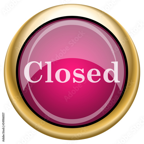 Illustration: Magenta glossy icon Magenta glossy icon