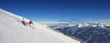 Photo: Österreich, Salzburg Land, Altenmarkt-Zauchensee, Paar mittleren Alters Skifahren auf Skipiste im Winter Österreich, Salzburg Land, Altenmarkt-Zauchensee, Paar mittleren Alters Skifahren auf Skipiste im Winter