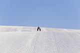 Foto: Italien, Trentino-Alto Adige, Südtirol, Bozen, Seiser Alm, Frau Skifahren auf Skipiste Italien, Trentino-Alto Adige, Südtirol, Bozen, Seiser Alm, Frau Skifahren auf Skipiste