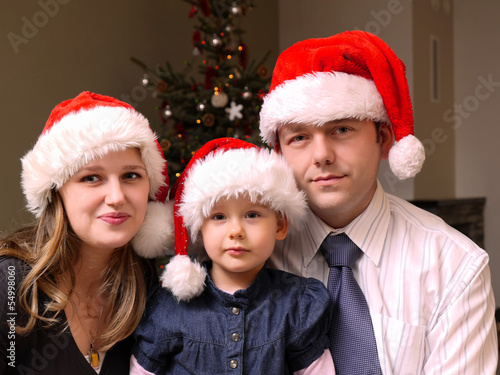 Photo: Christmas family portrait Christmas family portrait