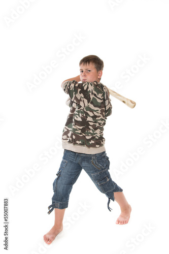 Photo: boy with the bat boy with the bat