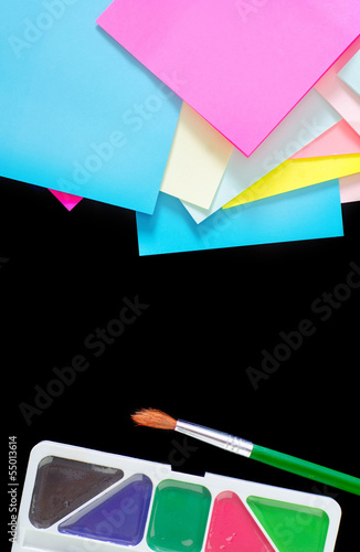 Photo: color sheets and paint color sheets and paint