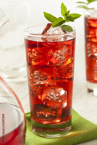 Photo: Cold Refreshing Berry Hibiscus Ice Tea Cold Refreshing Berry Hibiscus Ice Tea
