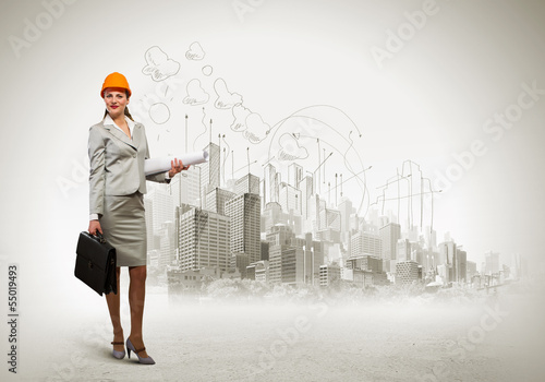 Photo: Woman engineer Woman engineer