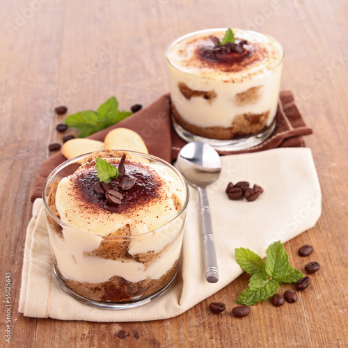 Photo: glass of tiramisu glass of tiramisu