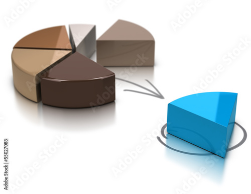 Illustration: Business Pie Chart Business Pie Chart