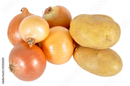 Photo: Potato and onion Potato and onion