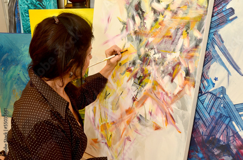 Photo: Mature Woman Artist Mature Woman Artist