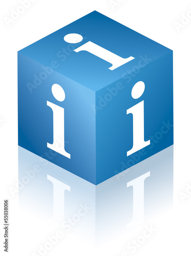 Vector: Information cube Information cube