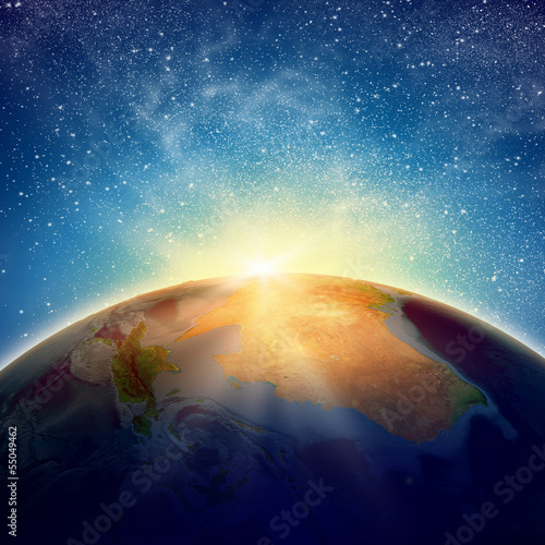 Illustration: Sunrise or sunset Sunrise or sunset