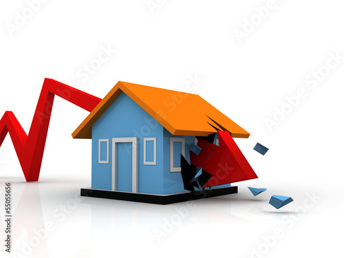 Illustration: Real estate crisis Real estate crisis