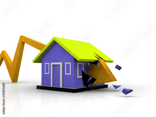 Illustration: Real estate crisis Real estate crisis