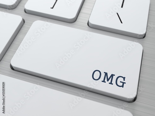 Illustration: OMG. Internet Concept. OMG. Internet Concept.