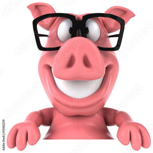 Illustration: Fun pig Fun pig