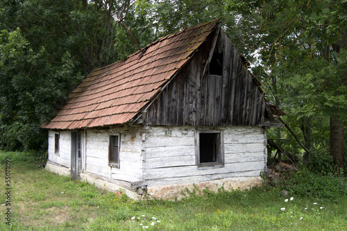 Photo: Old cabin in the woods Old cabin in the woods