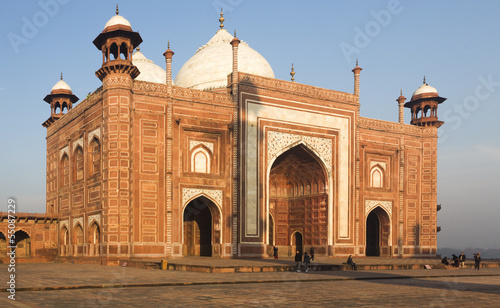 Photo: West gate from the Taj Mahal West gate from the Taj Mahal