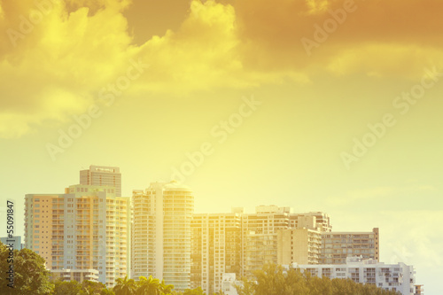 Photo: Miami Beach Skyline Miami Beach Skyline