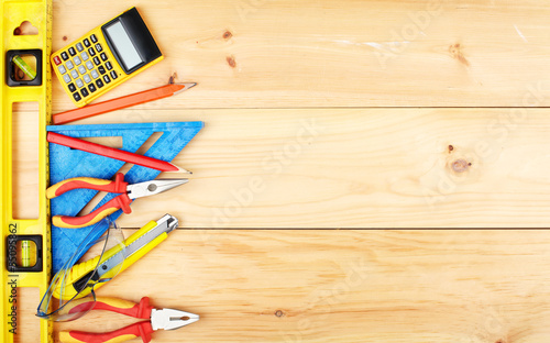 Photo: Construction tools. Construction tools.
