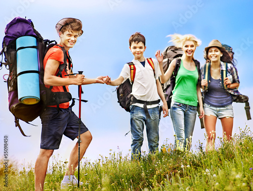 Photo: Group people on travel. Group people on travel.