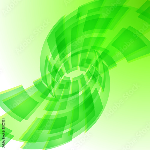 Vector: Abstract green digital background Abstract green digital background