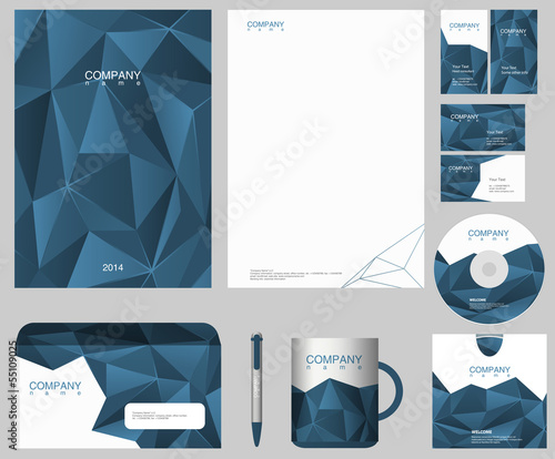 Vector: Corporate IDENTITY design template. Just put your logo. Corporate IDENTITY design template. Just put your logo.