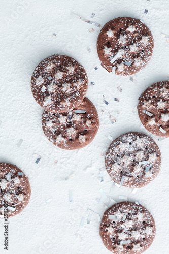 Photo: chocolate christmas cookies chocolate christmas cookies
