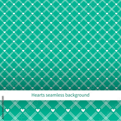 Vector: Heart seamless diagonal background. Seamless pattern can be used Heart seamless diagonal background. Seamless pattern can be used