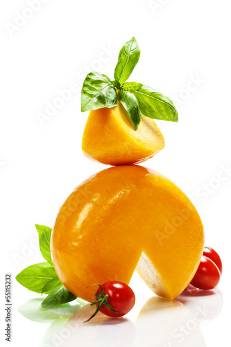 Photo: Cheese and italian ingredients Cheese and italian ingredients