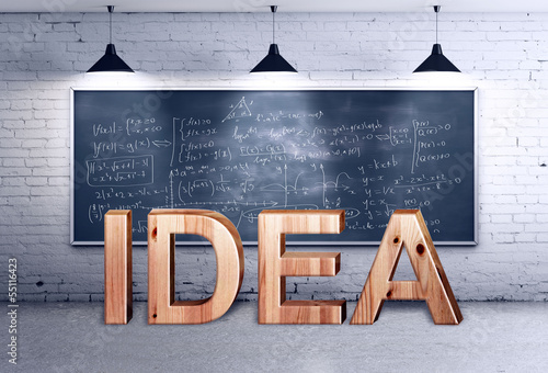 Photo: idea text concept idea text concept