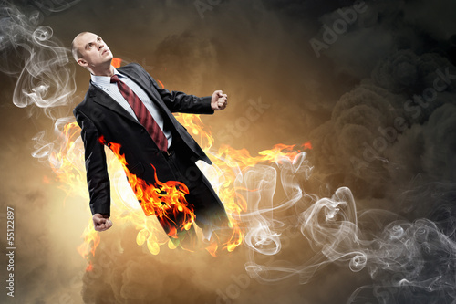 Photo: Businessman in anger Businessman in anger