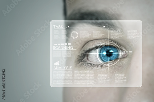 Photo: Identification of eye Identification of eye