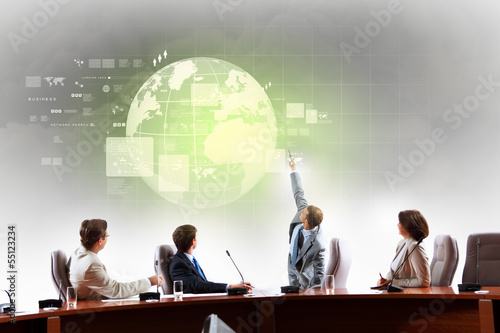 Photo: Business presentation Business presentation