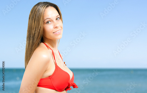 Photo: Beautiful woman in bikini Beautiful woman in bikini