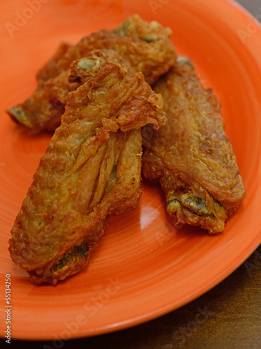 Photo: fried chicken wings fried chicken wings