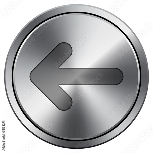 Illustration: Shiny metallic icon Shiny metallic icon