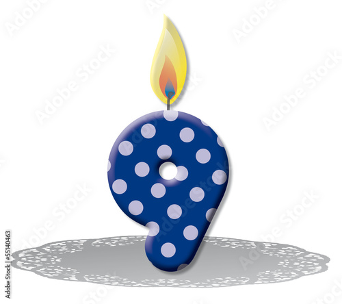 Illustration: Kerzen, Zahlen, Gebaeck, Flamme, Event, Feier, Hochzeit, Geburts Kerzen, Zahlen, Gebaeck, Flamme, Event, Feier, Hochzeit, Geburts