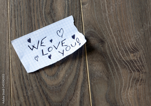 Photo: We Love You We Love You