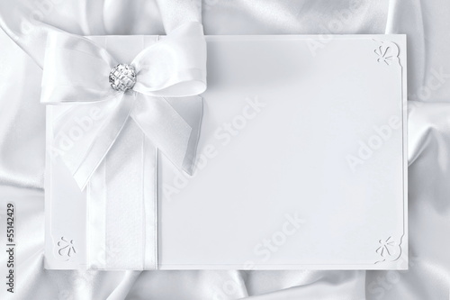 Photo: Greeting card, stylized in white Greeting card, stylized in white