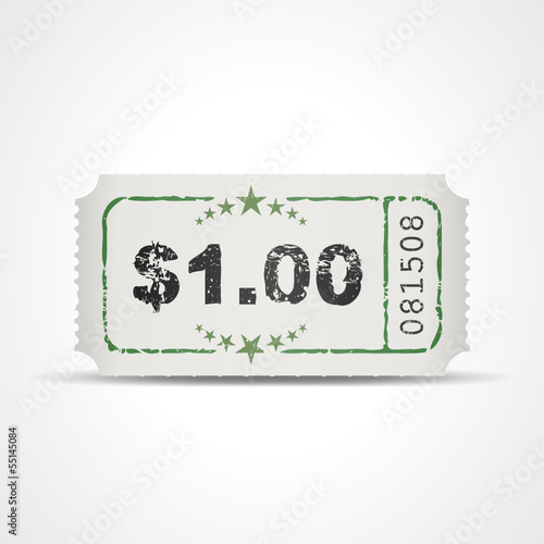 Vector: ticket v3 1.00 USD I ticket v3 1.00 USD I