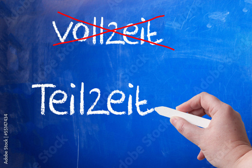 Photo: Vollzeit - Teilzeit Vollzeit - Teilzeit